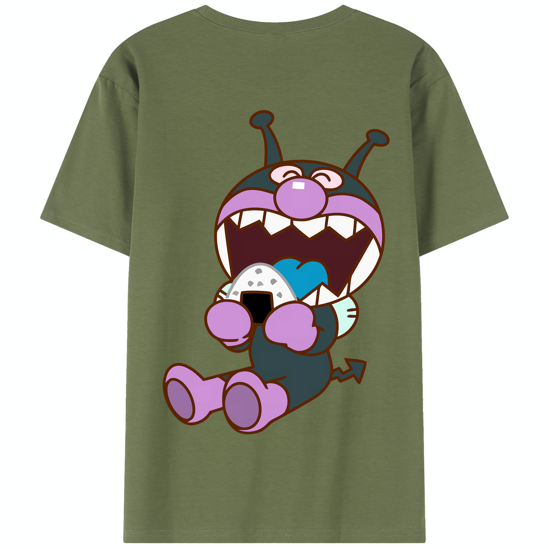 （画像用） アンパンマン Anpanman 綿100％半袖Tシャツ（背面プリント）
